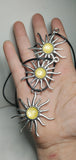 Cruelty Free Snake Shed Sun Necklace